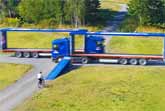 Matt Jones’ Heart-Stopping Bike Jump Through Moving Trucks